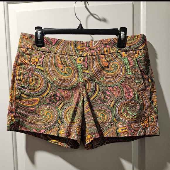 J. Crew Paisley Pronto Chino Shorts - Picture 1 of 2